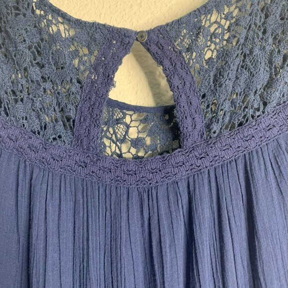 Abercrombie & Fitch Blue Long Sleeve Dress - Picture 10 of 11